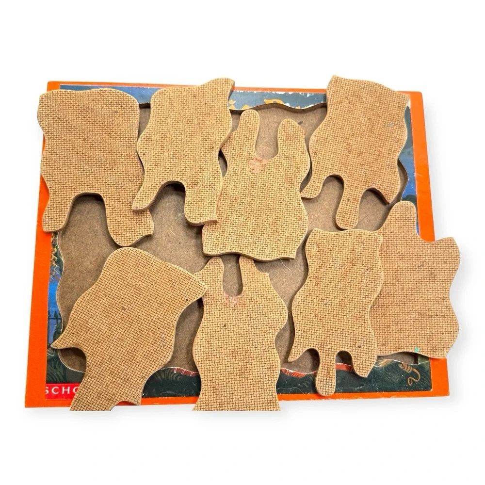 Handmade Halloween Children's Puzzle Cover Art 